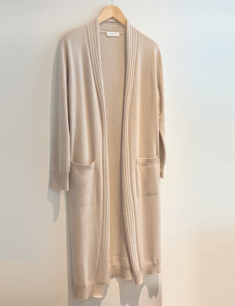 Long-Knitted Cardigan (Cashmere 100%)