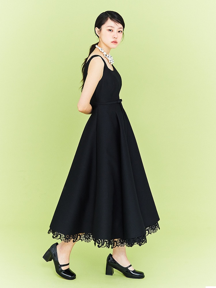 Black Pansy Dress