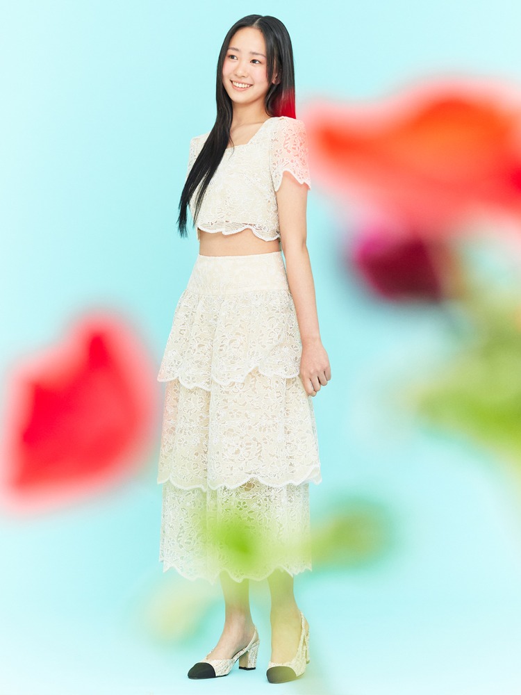 Soft Flower Skirt