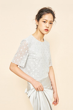 Twinkle Crop Top (White)